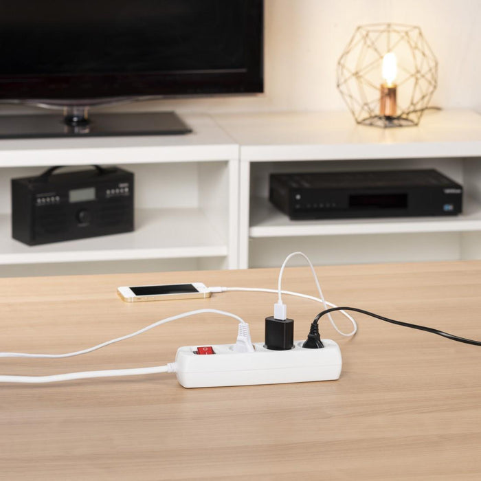 HAMA power strip, 3 sockets, 5m, 108815