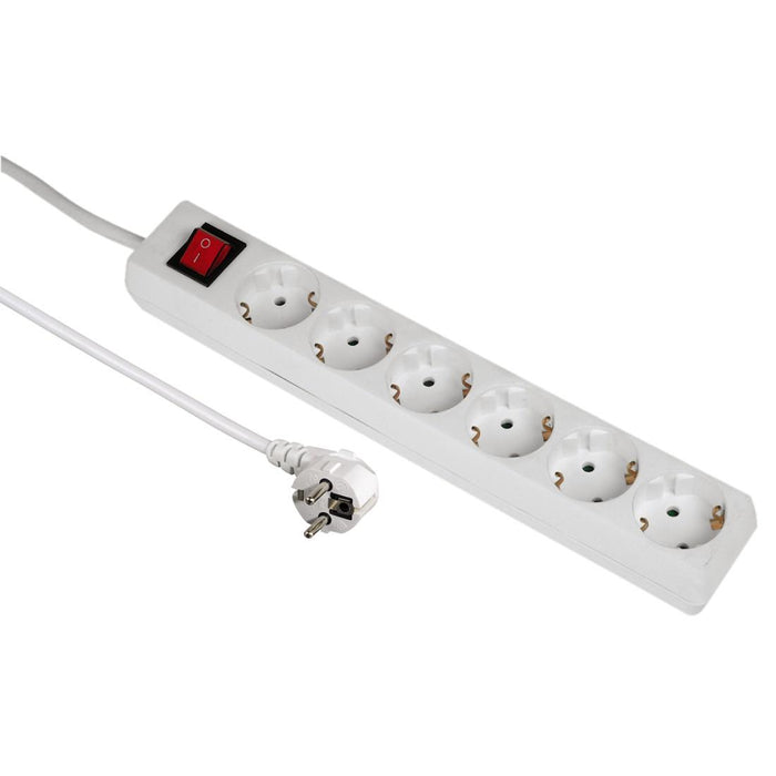 HAMA power strip, 6 sockets, 5m, 108833