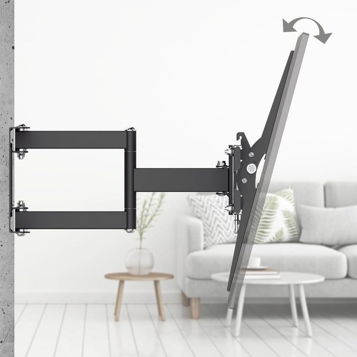 Hama Fullmotion TV wall mount, 32-65", adjustable, Black
