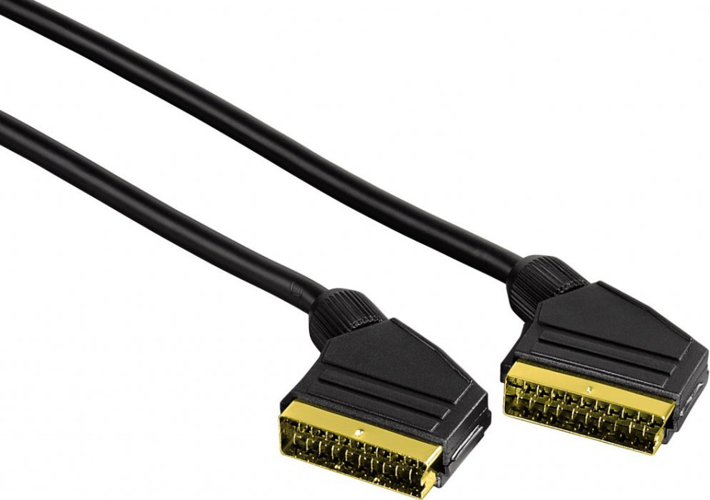 Cable HAMA 11944 SCART-SCART, 1.5m, gold tip