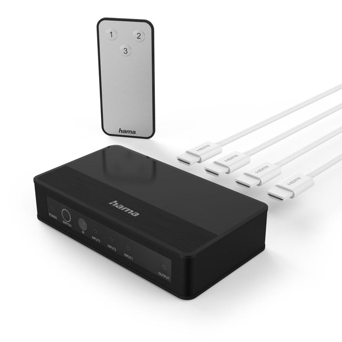 Switch / switch HAMA 4K-HDMI™ 3x1, 121770