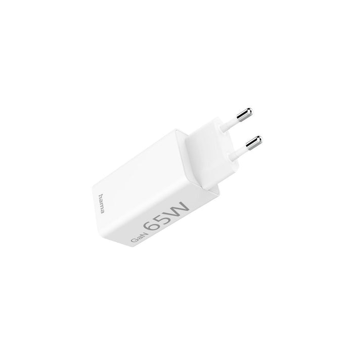 Fast mini charger HAMA, GaN, 65 W, 125130
