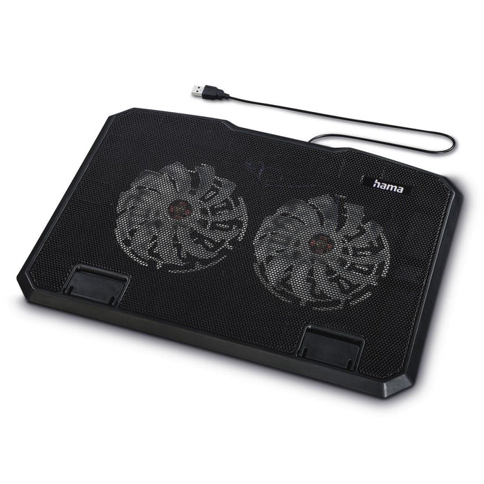 Hama Laptop cooling stand "Black Metal", 40 cm (15.6"), 126806