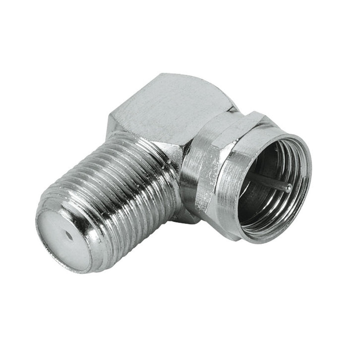 ADAPTER SAT-F CONNECTOR M-FEMALE CURVED HAMA