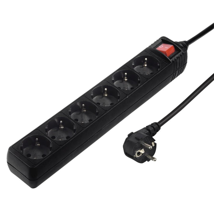 Power strip with 6 sockets HAMA, 5m, 137266
