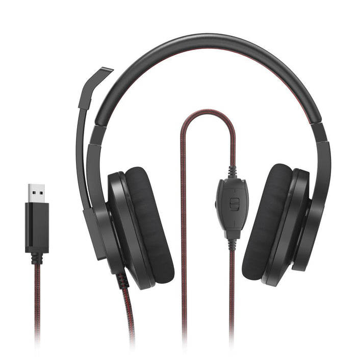 HAMA Headset with microphone HS-USB400 V2, black