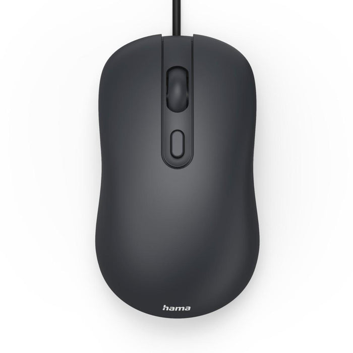 Optical mouse HAMA CM-200, 4 button, silent, with cable, black