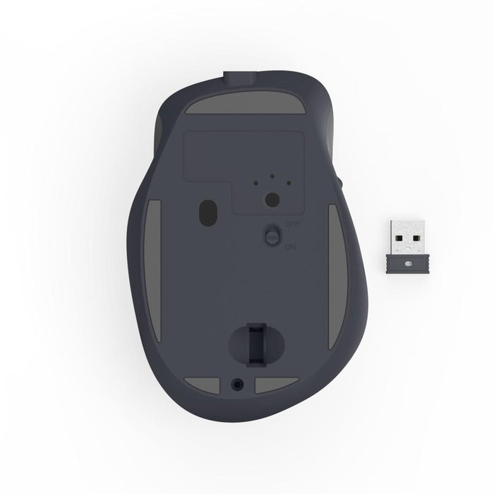 HAMA Wireless optical mouse WM-500 Recharge, black, 6 buttons, 800/1200/1600 dpi, silent