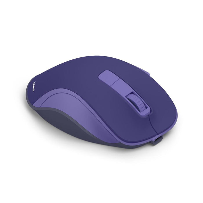HAMA Wireless optical mouse WM-500 Recharge, 6 buttons, 800/1200/1600 dpi, silent, purple