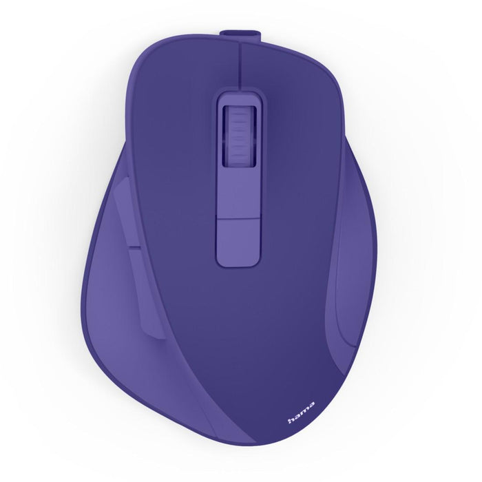 HAMA Wireless optical mouse WM-500 Recharge, 6 buttons, 800/1200/1600 dpi, silent, purple