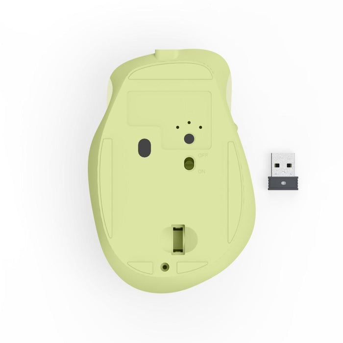 HAMA Wireless optical mouse WM-500 Recharge, green, 6 buttons, 800/1200/1600 dpi, silent