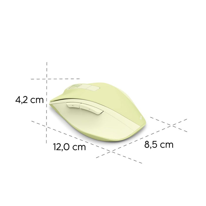 HAMA Wireless optical mouse WM-500 Recharge, green, 6 buttons, 800/1200/1600 dpi, silent