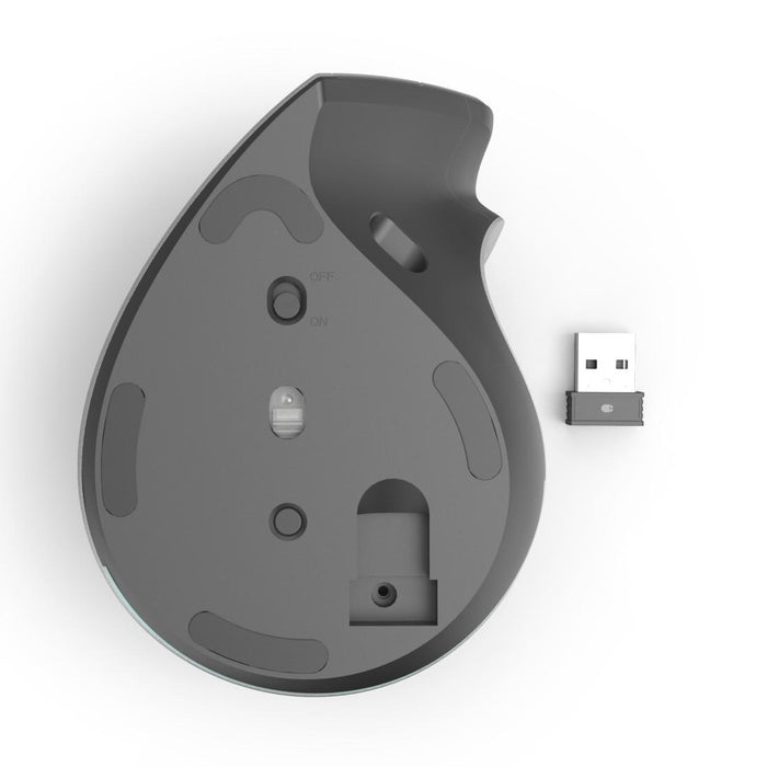 HAMA Wireless Ergonomic Vertical Mouse "EMW-700", multi-device, anthracite