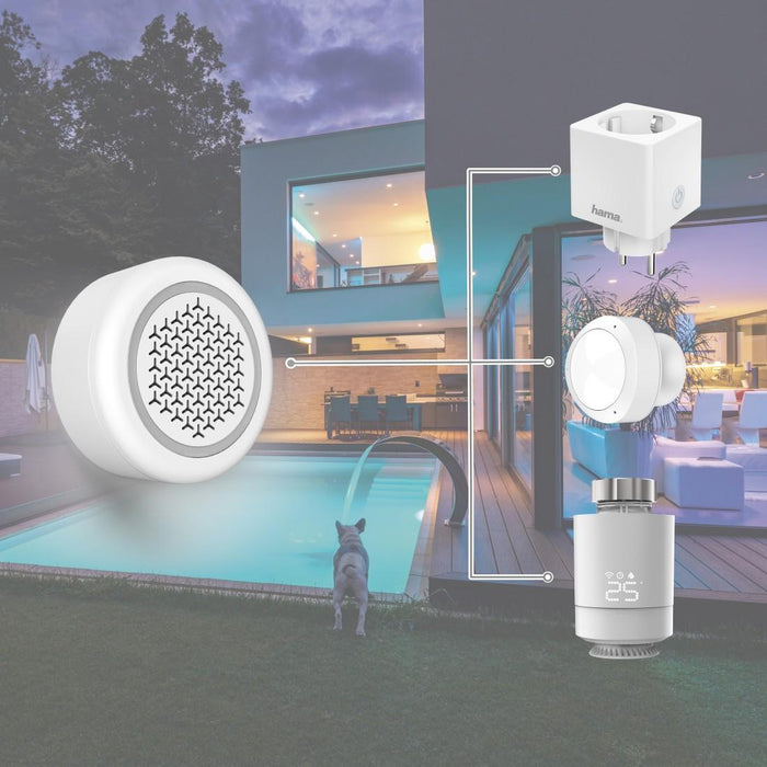 Smart alarm siren 97.4 dB, HAMA-176590