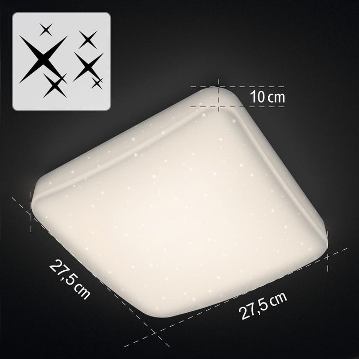 Hama WiFi Ceiling light, square, 27 cm, 176605