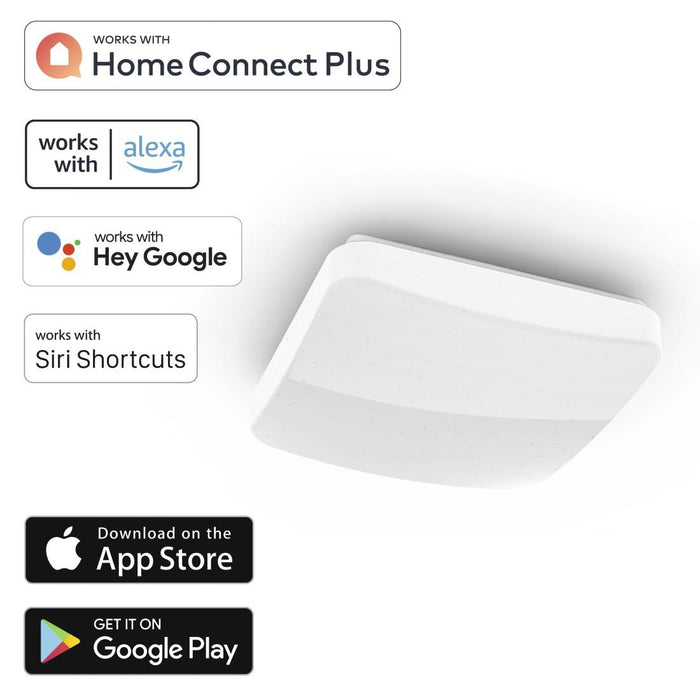 Hama WiFi Ceiling light, square, 27 cm, 176605