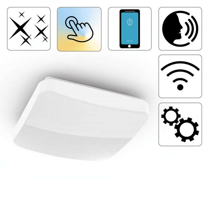 Hama WiFi Ceiling light, square, 27 cm, 176605