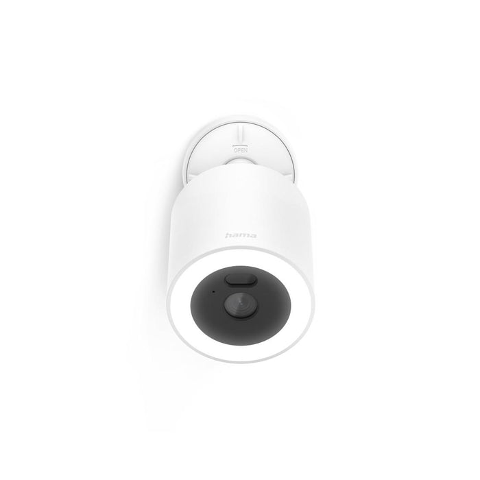 HAMA Wi-Fi Outdoor Surveillance Camera with Light and Motion Detector, 2688 x 1520p, 4MP