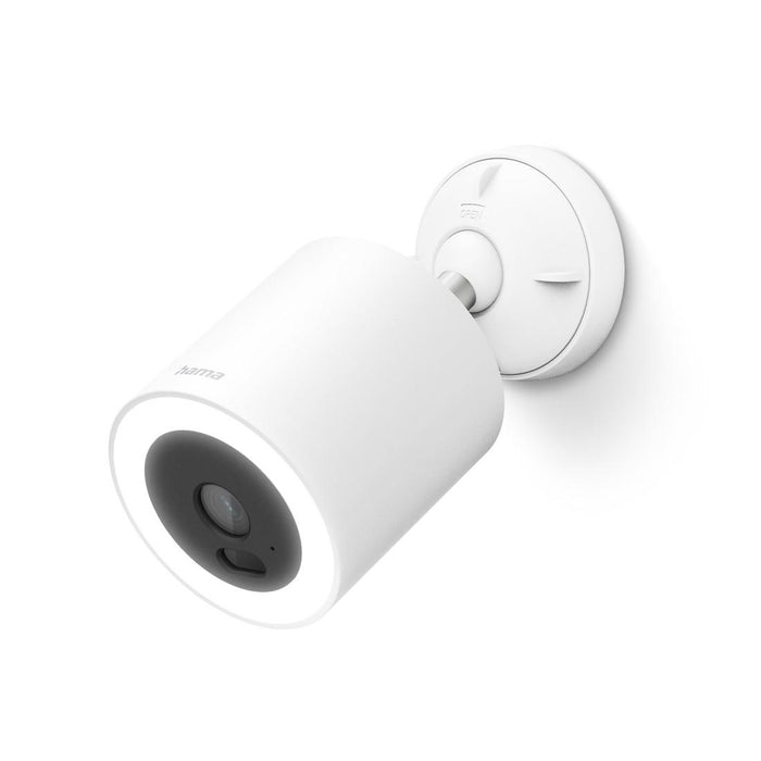 HAMA Wi-Fi Outdoor Surveillance Camera with Light and Motion Detector, 2688 x 1520p, 4MP