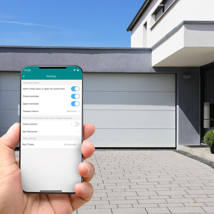 HAMA Smart garage door controller, Wi-Fi, with sensor, control via app/voice command