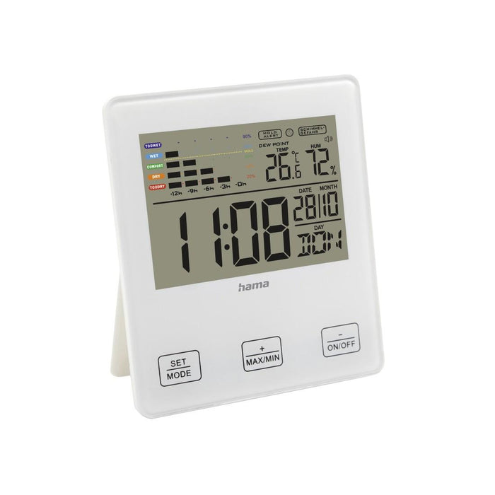 HAMA Clock Thermometer/Hygrometer "TH-10" with mold alarm