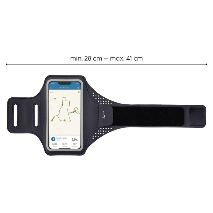 Sports hand case HAMA Finest Sports, For XL phones, Black