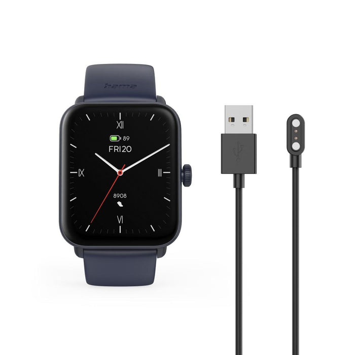 HAMA Smart watch "6010", GPS, TFT display 1.65", phone function, waterproof, 178621