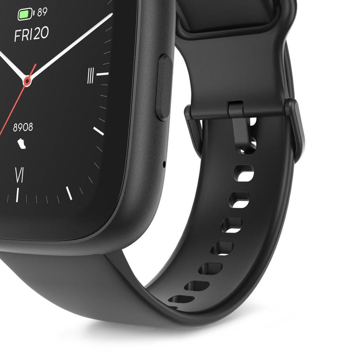HAMA Smartwatch "4000", call function, sleep analysis, waterproof, 46 mm, black