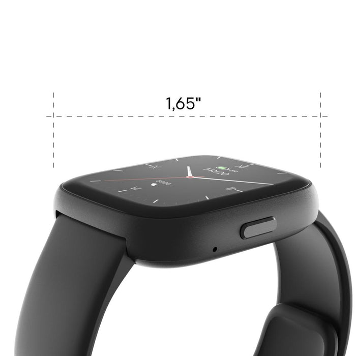 HAMA Smartwatch "4000", call function, sleep analysis, waterproof, 46 mm, black