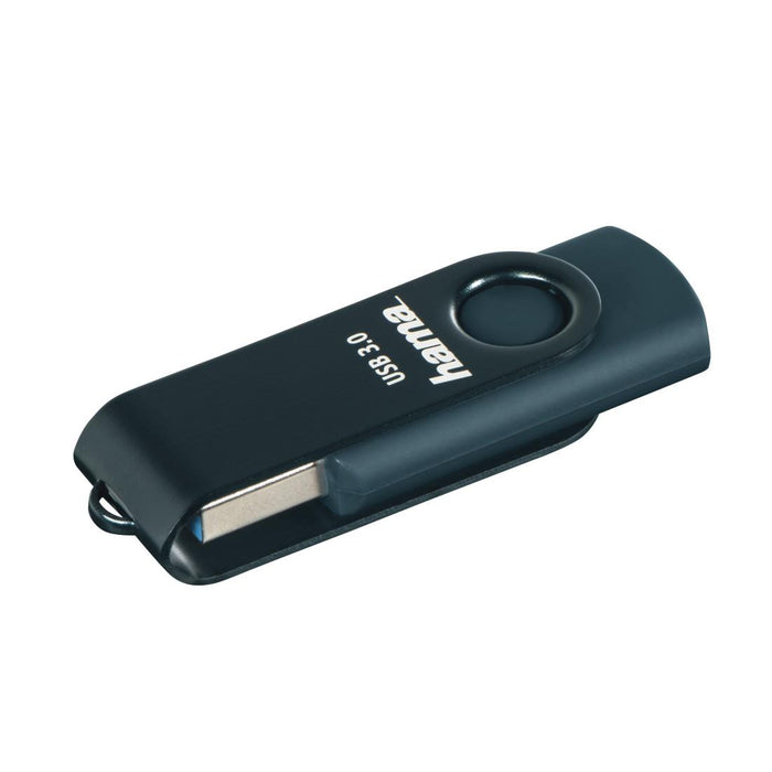 USB memory stick HAMA Rotate, 32GB, UBS 3.0 70 MB/s, Petrol blue