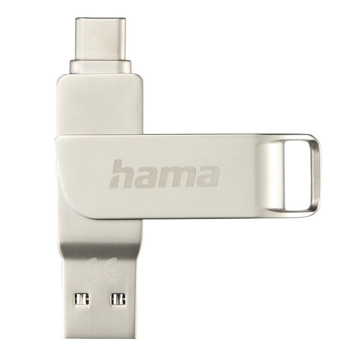 HAMA Flash memory "C-Rotate Pro", USB-C 3.1/3.0, 512GB, 100MB/s, 182493