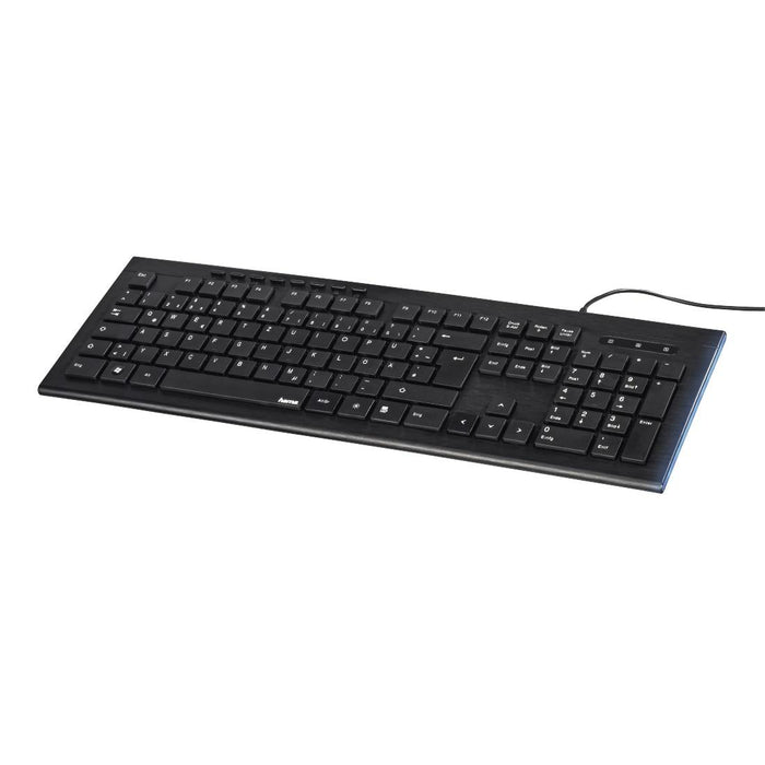 HAMA Anzano multimedia low profile keyboard, luminous effect