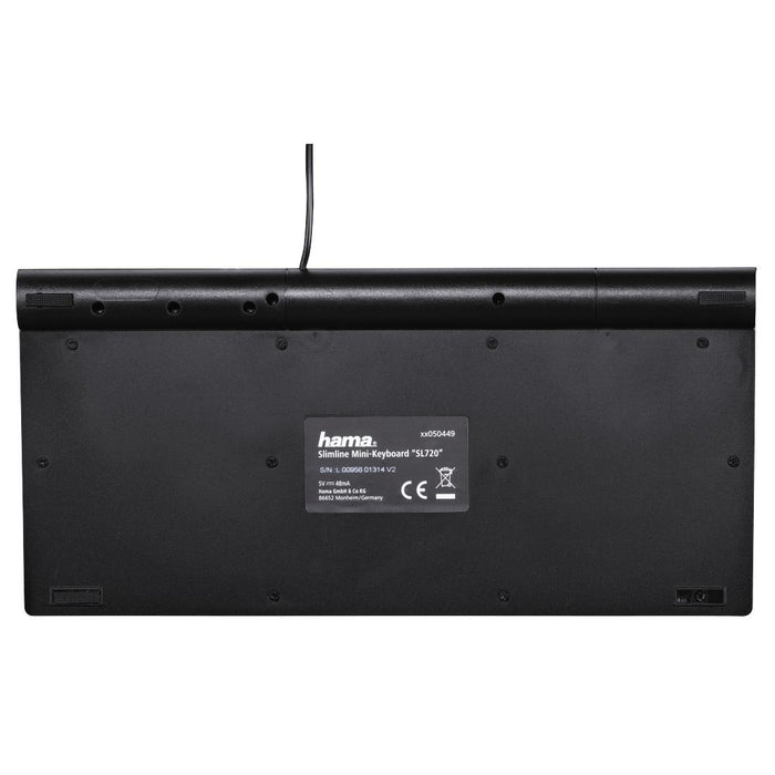 HAMA SL720 Mini Laptop Keyboard, Black