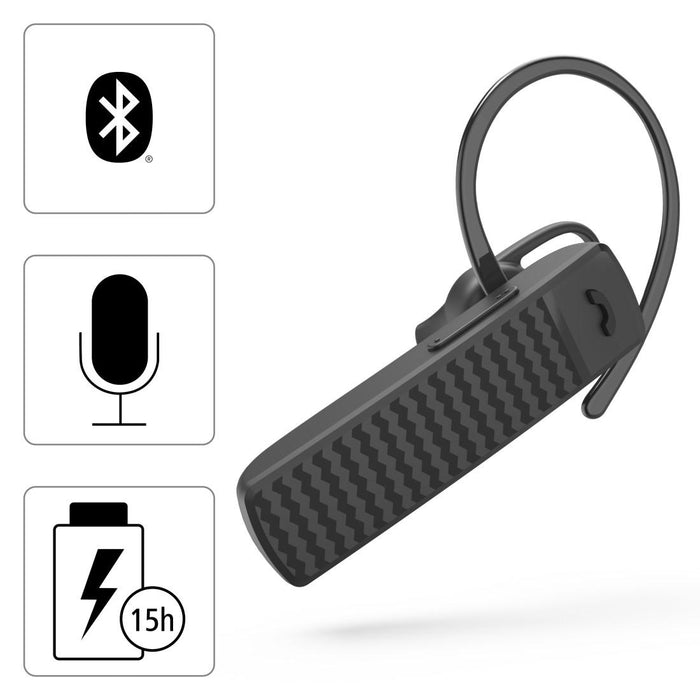 Headphones with microphone Hama 184146/184070 MY VOICE 1500 , Bluetooth , IN-EAR (PLUGS)