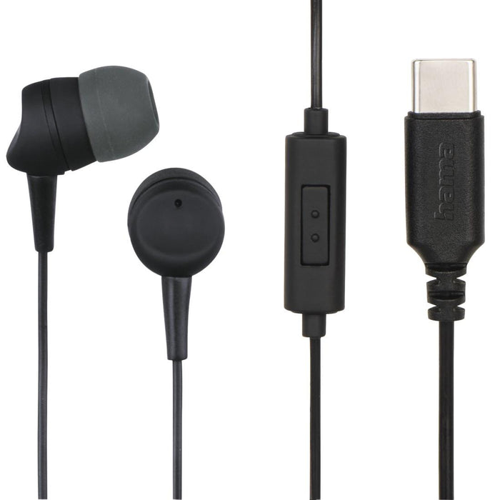 Headphone with microphone HAMA Sea II, USB-C, 184192