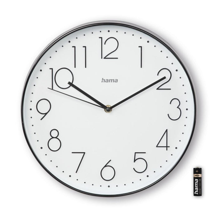 Wall clock "Corsica", 30 cm, silent, white