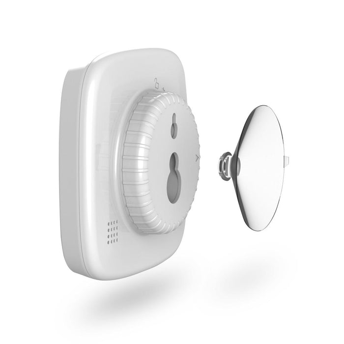 HAMA Digital bathroom clock "Cyprus", with suction cup for hanging, white