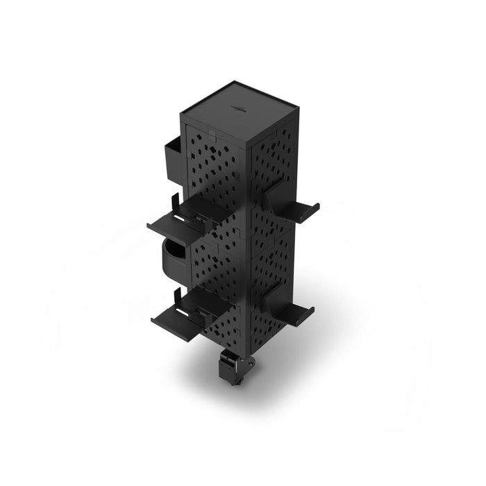 uRage Modular Peg Board Kit, Wall/Table Mount, Black