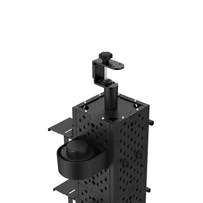 uRage Modular Peg Board Kit, Wall/Table Mount, Black