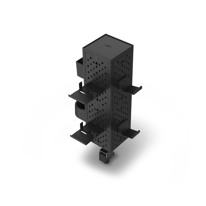 uRage Modular Peg Board Kit, Wall/Table Mount, Black