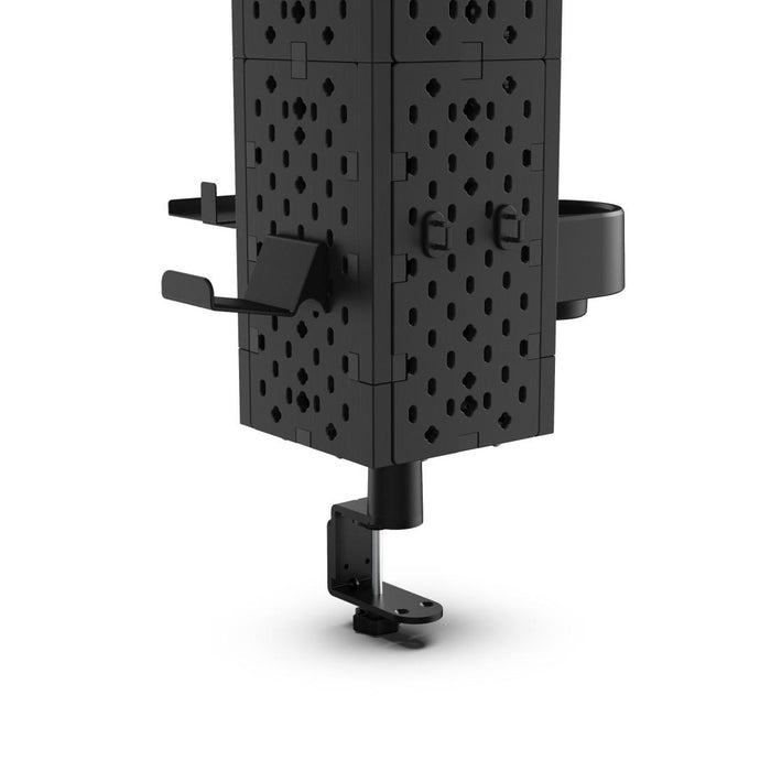 uRage Modular Peg Board Kit, Wall/Table Mount, Black