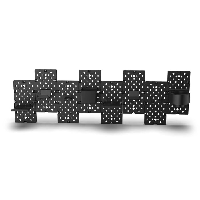 uRage Modular Peg Board Kit, Wall/Table Mount, Black