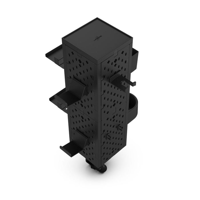 uRage Modular Peg Board Kit, Wall/Table Mount, Black