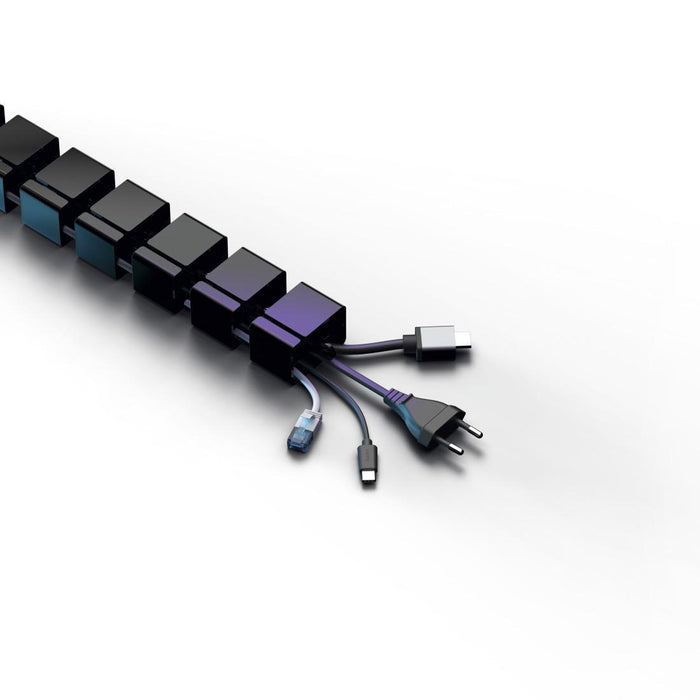uRage Cable Organizer "Spine", 130 cm, black