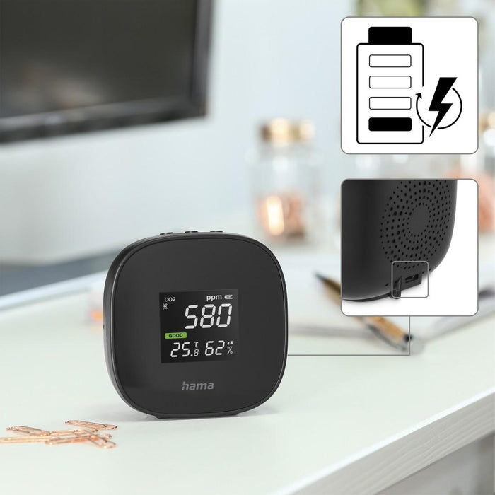 Measuring device HAMA Safe, CO2, 186434