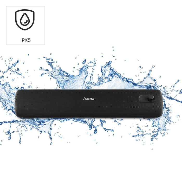 Bluetooth mobile speaker Hama "PipeRoll 3.0", IPX5, Equalizer, 20W, Black, 188210