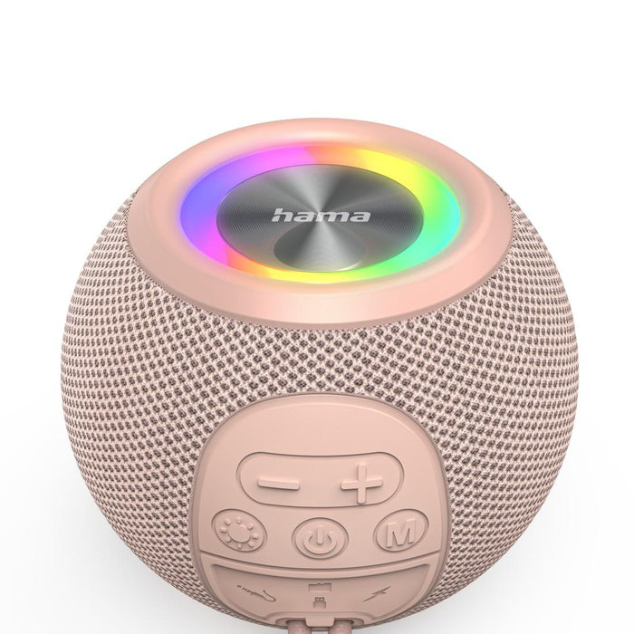 HAMA Bluetooth speaker "Ball Shape Speaker", 5 light modes, 5W, 188240