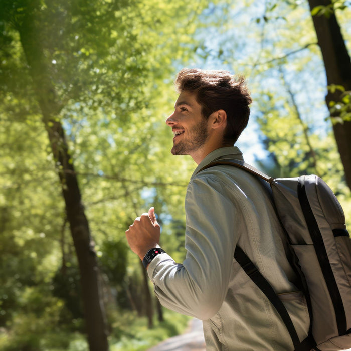 Hama 8900 GPS AMOLED Smartwatch 1.43" with Silicone Strap - Black