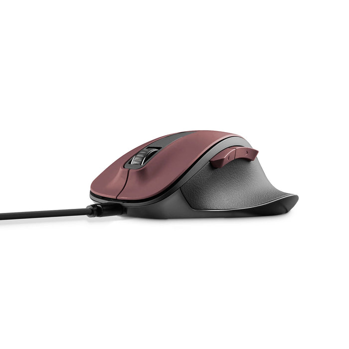 Hama MW-500 V2 Wireless Mouse with Battery - Burgundy