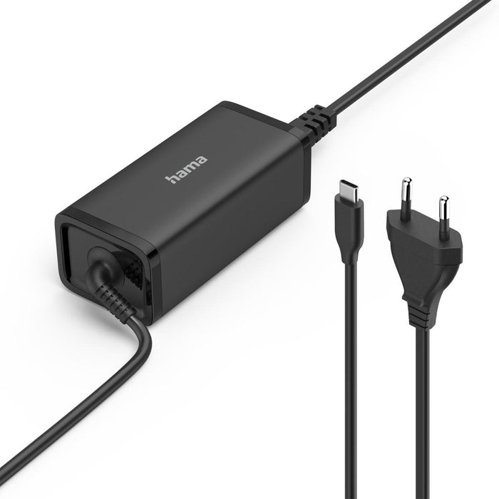 HAMA Universal laptop power supply, USB-C, Gan, (PD), 5-20V/100W